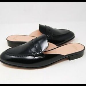 J Crew Academy Penny Loafer Mules